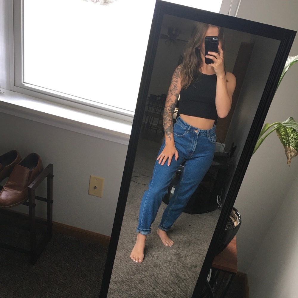 Zara mom jeans